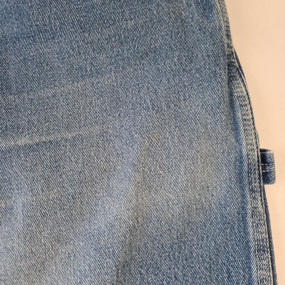 Vintage Key Carpenter Jeans Men's Size 44x32 Blue Denim Work - Picture 5 of 11